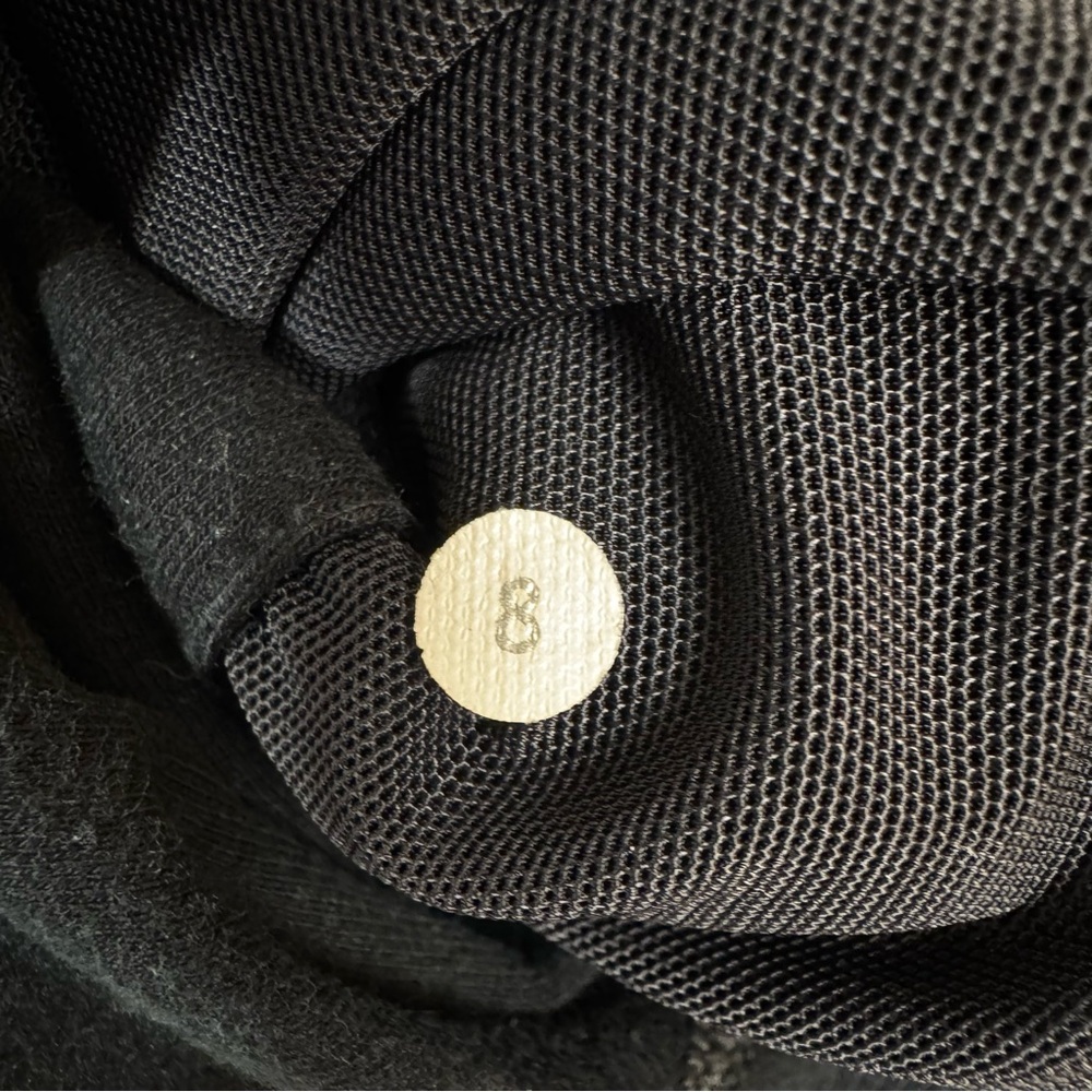 Lululemon Jacket Women’s 8 Black Full Zip Hoodie Remix Scuba Fair‎ Isle Yoga - Picture 9 of 13